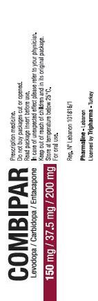 Combipar 150/37.5/200mg